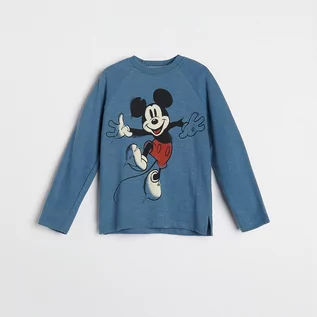 Koszulki dla chłopców - Reserved - Koszulka z nadrukiem Myszka Miki - Niebieski - grafika 1
