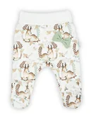 Śpiochy dla niemowląt - Niemowlęce półśpiochy sarenki kremowe Nicol,r.68 - miniaturka - grafika 1