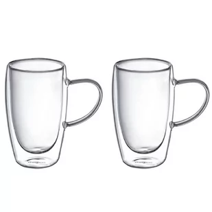 Ambition DOBLE ECO KOMPLET 2 SZKLANEK TERMICZNYCH Z UCHEM 450 ML 96883 - Szklanki - miniaturka - grafika 2