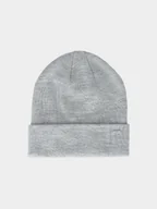 Czapki męskie - 4F Czapka zimowa uniseks - szara Uniwersalny - miniaturka - grafika 1