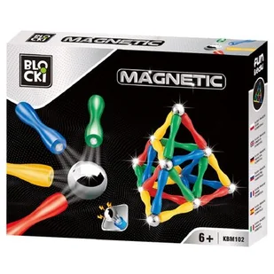 ICOM Klocki Blocki Magnetic 63 el. - - Klocki - miniaturka - grafika 1