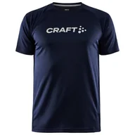 Koszulki sportowe męskie - Koszulka męska Craft CORE Unify Logo Rozmiar: XXL / Kolor: niebieski - miniaturka - grafika 1