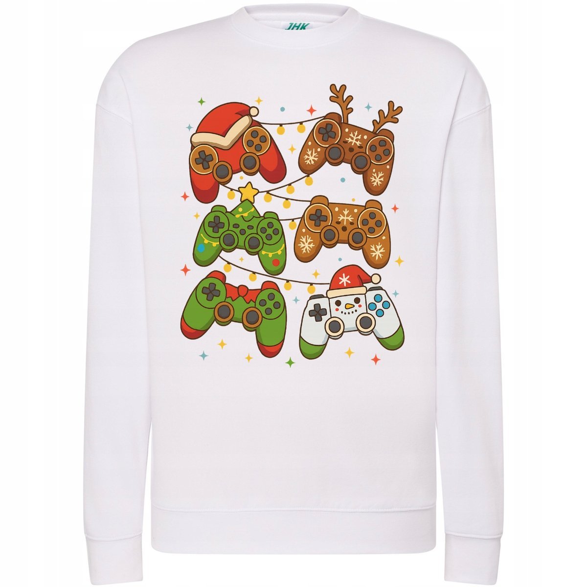 BLUZA ŚWIĄTECZNA GAMINGOWA Z PADAMI SUPER PREZENT DLA GRACZA NA ŚWIĘTA XXL