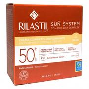 Podkłady do twarzy - Podkład Rilastil Sun System Uniform Compact Cream SPF50+ Shade 01 Beige 10 g (8050444859353) - miniaturka - grafika 1