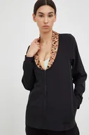 Kurtki damskie - Puma kurtka treningowa Safari Glam kolor czarny przejściowa - miniaturka - grafika 1