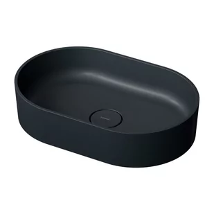 Omnires Ovo M+ umywalka czarny OVOUNBLV - Umywalki - miniaturka - grafika 1