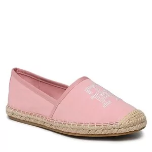 Espadryle damskie - Espadryle Tommy Hilfiger - Th Embroiderred Espadrille FW0FW07101 Soothing Pink TQS - grafika 1