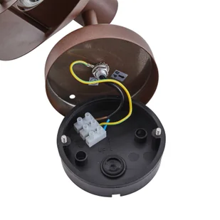 Kinkiet zewnętrzny Lindby Meliora, rdzawy brąz, IP44 - Lampy ogrodowe - miniaturka - grafika 3