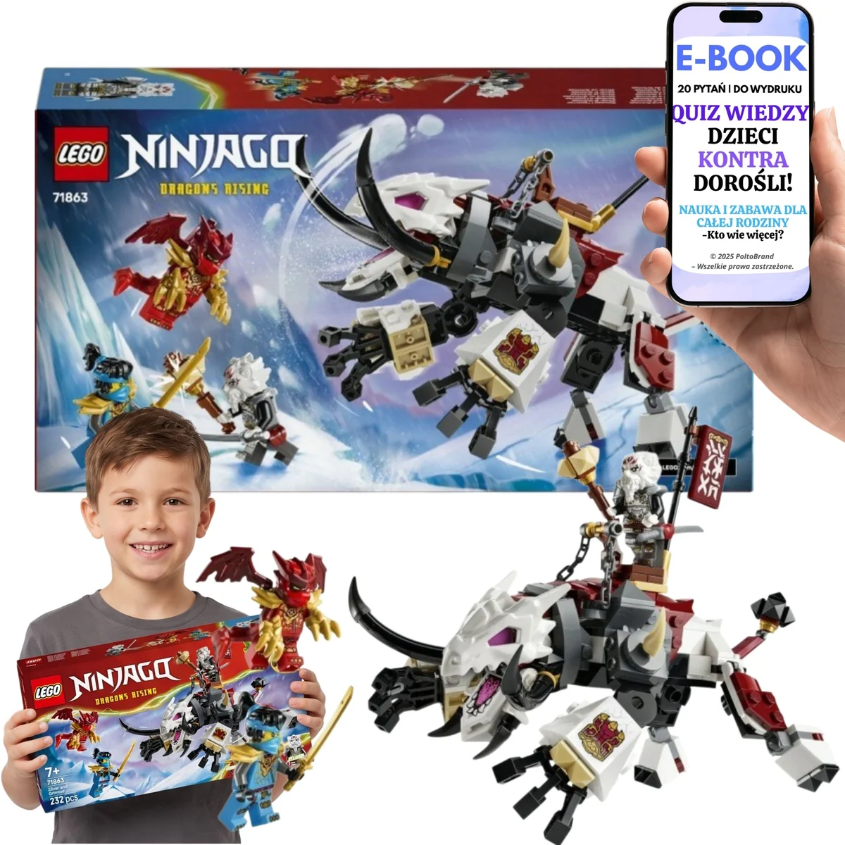 LEGO NINJAGO 71863 Smocza Bestia • zabawka dla dziecka 7 8 9 lat