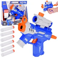 Zabawki militarne - Zestaw Pistolet z celownikiem na miękkie piankowe naboje 6 szt. ZA5152 - miniaturka - grafika 1