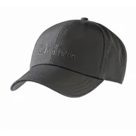Czapki męskie - Czapka z daszkiem Jack Wolfskin BASEBALL CAP phantom - ONE SIZE - miniaturka - grafika 1