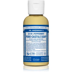 Bronner's Magic Soaps Dr. bronner LED's Liquid Soap Peppermint, płynnego mydła mięta 59 ML 771 - Mydła - miniaturka - grafika 1