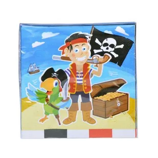 Serwetka Piraci 20 sztuk - Naczynia i sztućce jednorazowe - miniaturka - grafika 1