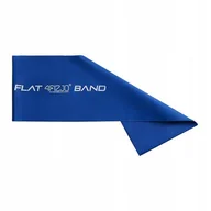 Gumy, taśmy, ekspandery - 4FIZJO Taśma rehabilitacyjna Flat Band niebieska 0,3mm - miniaturka - grafika 1