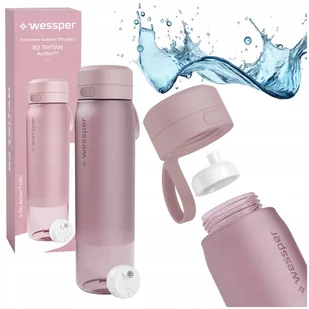 Bidon na wodę fitrująca butelka tritanowa Wessper Actitex bez bpa 1l - Butelki filtrujące - miniaturka - grafika 1