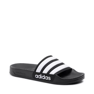 Klapki i japonki damskie - Adidas Klapki adilette Shower AQ1701 Cblack/Ftwwht/Cblack - grafika 1