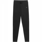 Legginsy - Legginsy damskie 4F F108 głęboka czerń 4FAW24TTIGF137 20S r. XL - miniaturka - grafika 1