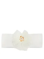 Czapki dla dzieci - Jamiks Opaska materiałowa Francine JLG063 Écru - miniaturka - grafika 1