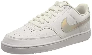 Trampki damskie - Nike Damskie tenisówki Court Vision Low Sneaker, Biały wielokolorowy czarny - 35.5 EU - grafika 1