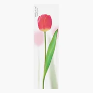 Szkolne artykuły papiernicze - Appree Karteczki samoprzylepne pionowe Tulipan 40x50 mm i 20x145 mm różowy 2 x 20 kartek - miniaturka - grafika 1