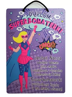HENRY Dyplom Superbohaterka 430276 - Dyplomy i okładki - miniaturka - grafika 1