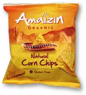 Chipsy - AMAIZIN (napoje kokosowe, tortilla, chipsy, inne) CHIPSY KUKURYDZIANE SOLONE BEZGLUTENOWE BIO 75 g - AMAIZIN BP-8718976009553 - miniaturka - grafika 1