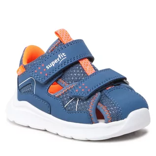 Sandały damskie - Superfit Sandały 1-000480-8010 Blau/Orange - grafika 1