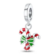 Wisiorki - Zawieszka SREBRO 925 Charms koralik do PANDORA Laska Cukrowa - miniaturka - grafika 1