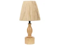 Lampy stojące - Lampa stołowa jasne drewno MORONA - miniaturka - grafika 1