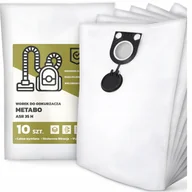 Worki do odkurzaczy - 10x Worek do Odkurzacza Metabo Asr 35 H Syntetyczny Tekstylny Worki Duży G9 - miniaturka - grafika 1