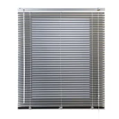 Żaluzje - Żaluzje aluminiowe z sznurkiem, kolor srebrny, 75 x 160 cm - miniaturka - grafika 1