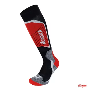 Skarpety narciarskie Nordica Tech Junior black/red/white 2023/2024 - Skarpety termoaktywne - miniaturka - grafika 1