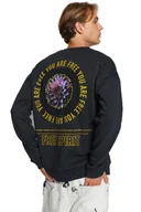 Bluzy męskie - TRENDYOL MAN BLUZA MĘSKA CZARNA Z NADRUKIEM I DŁUGIM RĘKAWEM XL 5DA - miniaturka - grafika 1