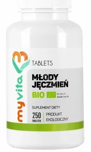 MyVita Młody jęczmień 250tab(400mg) - Suplementy naturalne - miniaturka - grafika 1