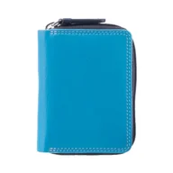 Portfele - Kolorowy portfelik skórzany Visconti RB-53 RFID - niebieski - miniaturka - grafika 1
