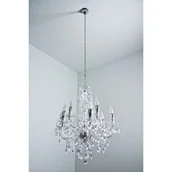 Lampy sufitowe - Reality Leuchten Chromowy żyrandol PERDITA - miniaturka - grafika 1