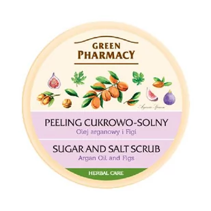 Green Pharmacy Body Care Argan Oil & Figs peeling cukrowo-solny 0% Parabens Silicones SLES SLS 300 ml - Peelingi do ciała - miniaturka - grafika 1