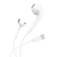Słuchawki - Foneng T15 USB-C 1.2m (białe) - miniaturka - grafika 1
