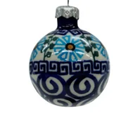 Bombki - Ceramiczna bombka mała Ceramika Bolesławiec - miniaturka - grafika 1