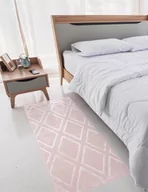 Dywany - Dywan Prince geometryczny różowy 70 x 140 cm - miniaturka - grafika 1