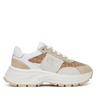 Sneakersy damskie - Sneakersy Liu Jo Eva 02 BA5065 PX617 Beżowy - miniaturka - grafika 1