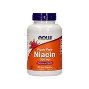 Witaminy i minerały dla sportowców - NOW Niacin Flush Free 250mg - 180vcaps - miniaturka - grafika 1