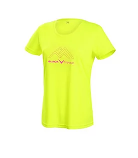 Koszulki i topy damskie - Black Crevice Black Crevice Damski T-shirt Function, yellow1, 36 BCR281723-Y1-36 - grafika 1