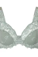Biustonosze - Hunkemöller Biustonosz nieusztywniany z fiszbinami Diva Zielony - miniaturka - grafika 1