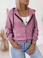 Bluzy damskie - BLUZA SHANLEY FUKSJA UNI - Ubra - miniaturka - grafika 1