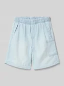 Spodnie i spodenki dla chłopców - Szorty jeansowe o kroju relaxed fit z czystej bawełny - miniaturka - grafika 1