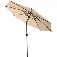 Parasole ogrodowe - Parasol ogrdowy SASKA GARDEN z oświetleniem LED 300 cm Beżowy - miniaturka - grafika 1