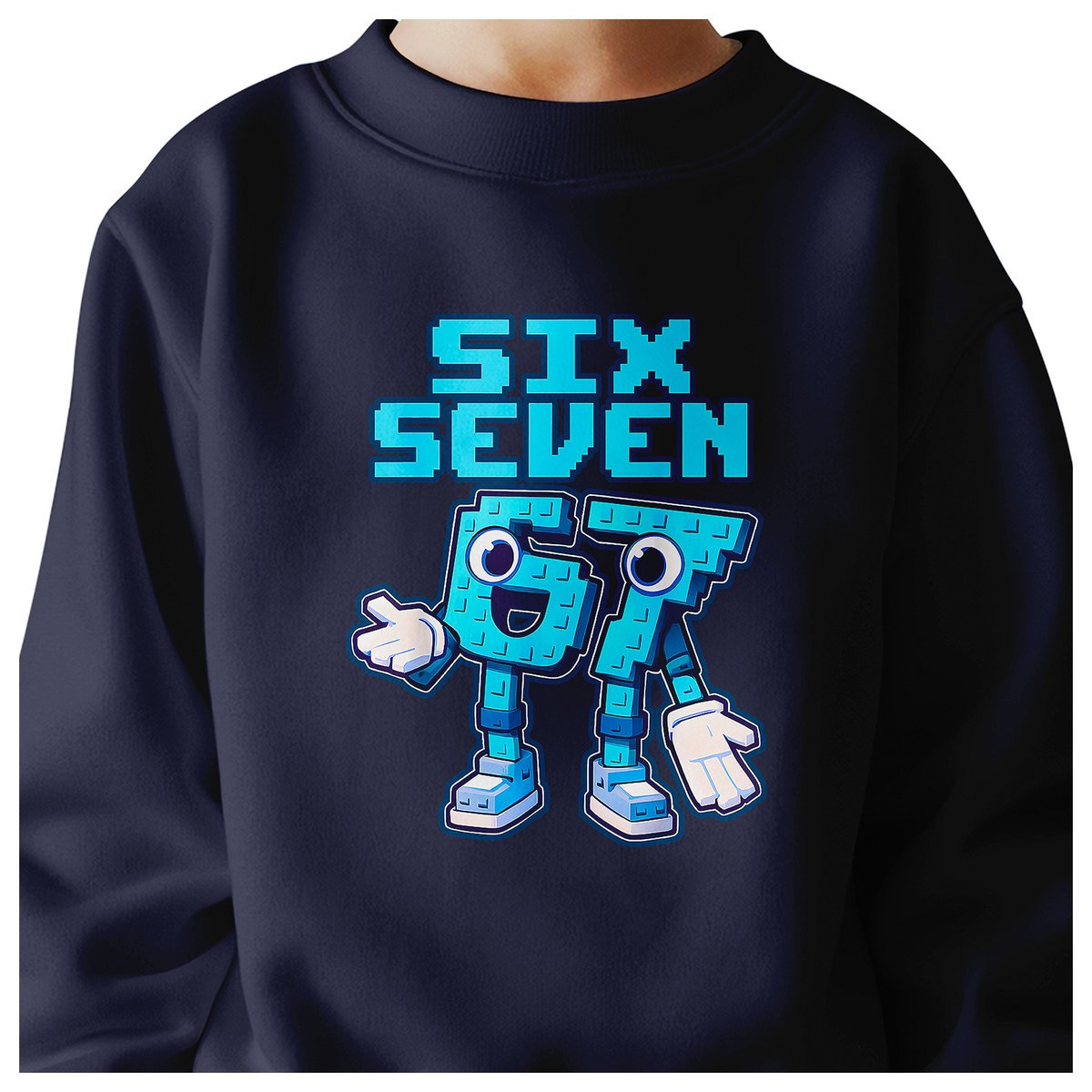 BLUZA DZIECIĘCA 67 SIX SEVEN KLOCKI VIRAL DLA CHŁOPCA DZIEWCZYNKI 104