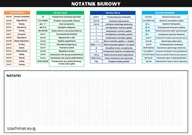 Notesy i bloczki - Notatnik Biurowy A3 Office, Excel, Word, Windows - miniaturka - grafika 1