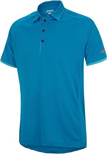 Ziener Męska koszulka polo Cale Man (koszulka polo Shirt) niebieski Steel Blue 46